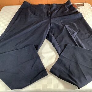 New women’s navy dress pants size 18w short by Briggs New York